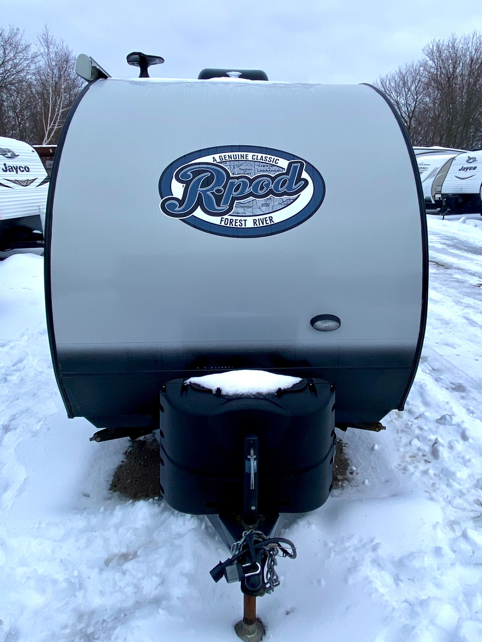 2018 Forest River R-Pod RP176 Travel Trailer showing front view
