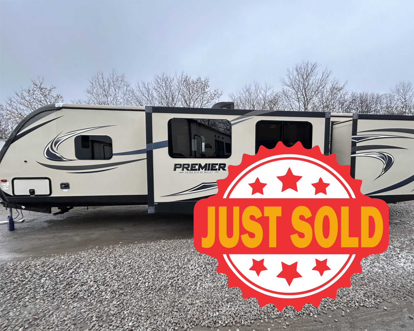 #8135 | 2017 Keystone Bullet Premier 34BHPR Travel Trailer
