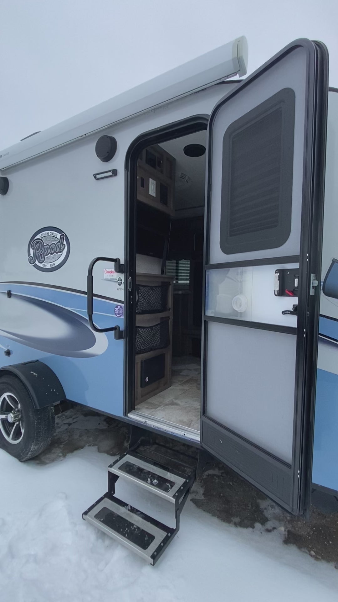 2018 Forest River R-Pod RP176 Travel Trailer showing short tease tour